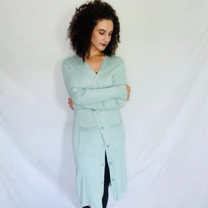 Light Blue Long Cardigan
